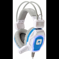 Tai Nghe chụp Gaming Qinlian A66 with Mic, LED + Rung (Trắng)