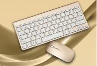 Combo Bàn Phím và Chuột không dây HK908 (màu vàng)