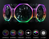 Bộ 3 Fan Case Coolmoon Led RGB Symphony (Ver 8) - Kèm Hub + Remote
