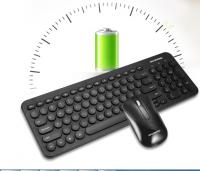 Bàn phím +Chuột Không Dây DIVIPAD K520 (màu đen ) chống nước - chống ồn