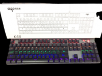 Bàn phím cơ chuyên game Blue Switch aigo GK68 - thay đổi nhiều chế độ đèn Led- đẹp, bền theo thời gian