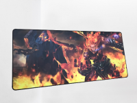 Lót chuột skin LMHT ngộ không dung nham size lớn 90x40cmx2.5mm-M09