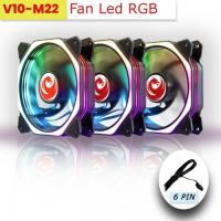 Bộ 3 Fan LED RGB RED DRAGON V10/2019 - HUB -REMOTE -VÍT -M22