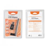 USB WIFI 5GHz Băng Tần Kép 600Mbps có Ăng Ten 802.11AC tự nhận driver không cần cài đặt