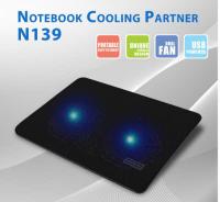 Đế tản nhiệt Cooling Pad N139 hổ trợ 2 quạt