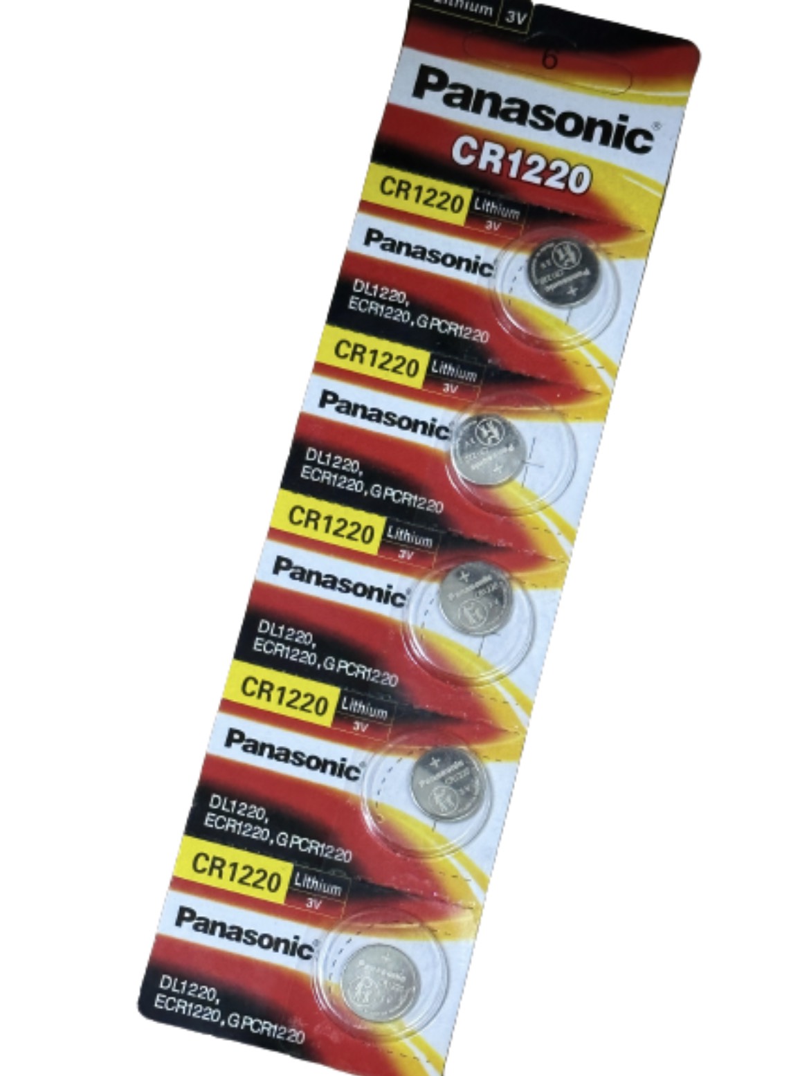 Pin CR1220 3v Lithium PANASONIC vỉ 5 viên