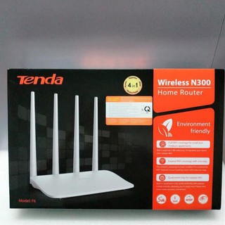Bộ Phát Wifi Tenda 4 Anten 300Mps F6