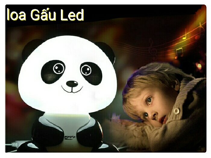 LOA VI TÍNH GẤU TRÚC LED 2.0