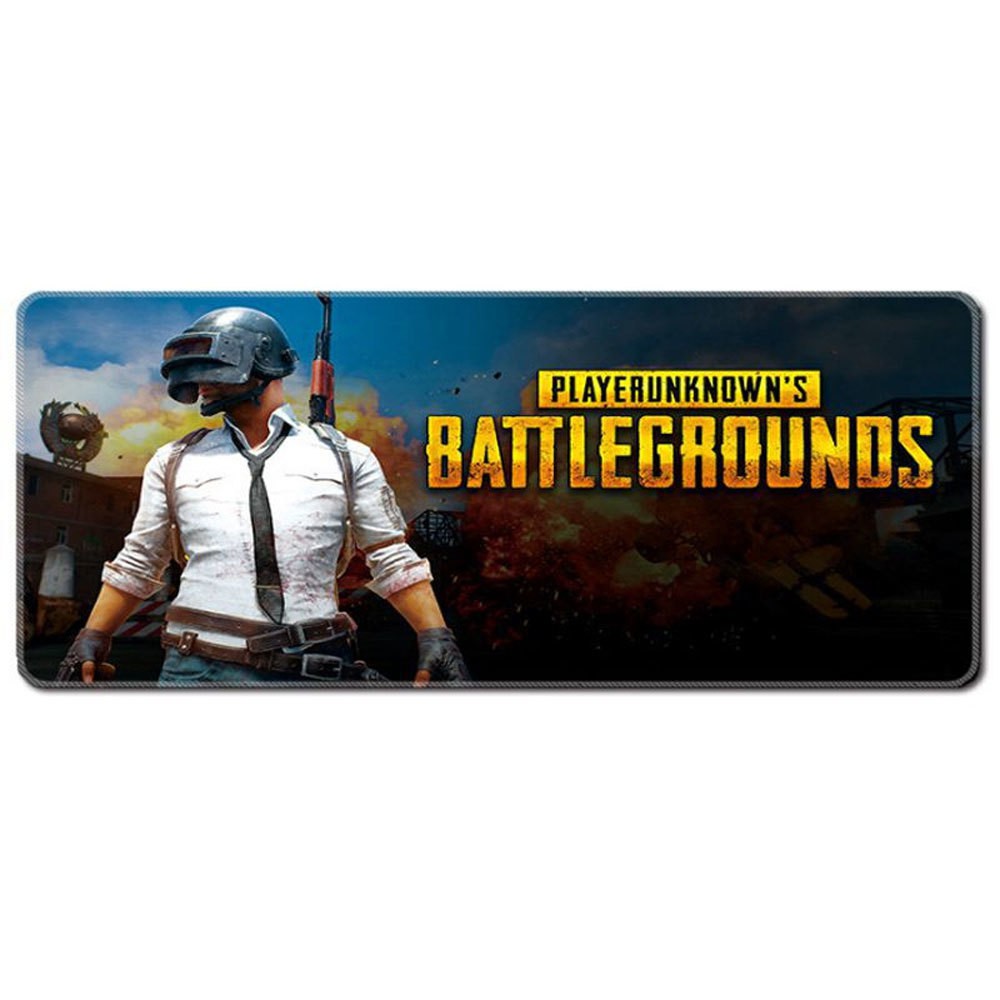 Miếng Lót Chuột  Hình Game Pubg độc đáo cực ngầu có may viền kĩ Size 70x30cm