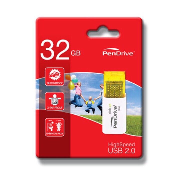 USB 2.0 PENDRIVE CLICK-CO - 32GB - chính hãng bảo hành 2 NĂM