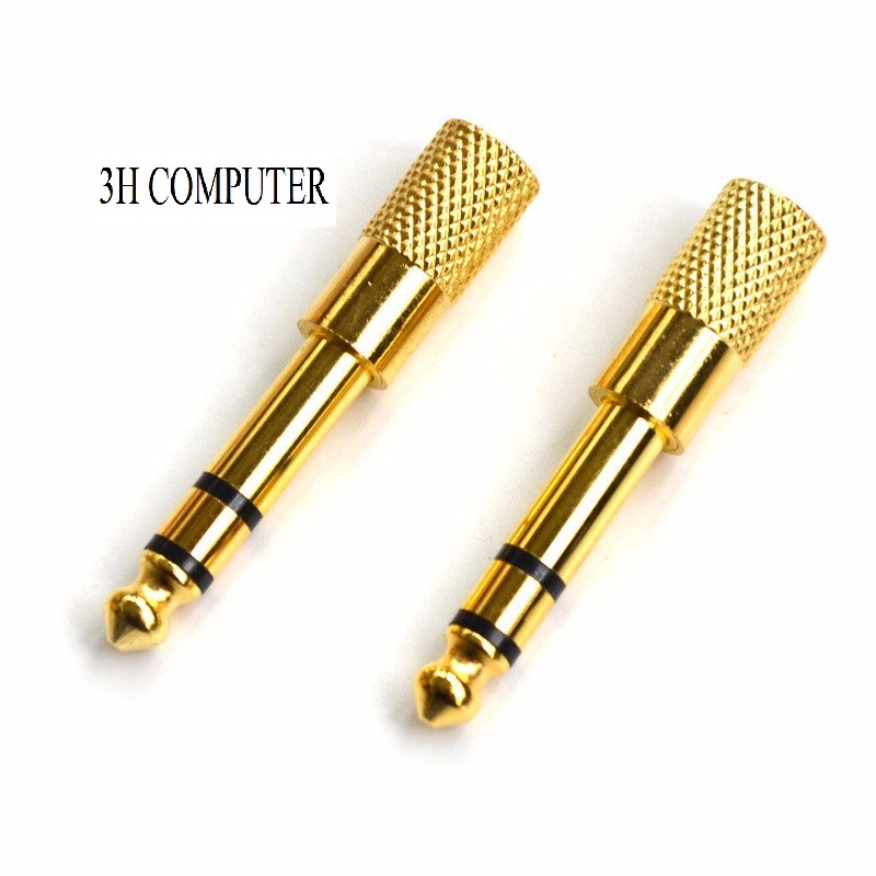 Đầu jack chuyển đổi âm thanh từ cổng 6.5mm đực sang cổng 3.5mm cái-J2