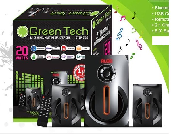 Loa vi tính bluetooth Green Tech GTSP-2120 20W 2.1
