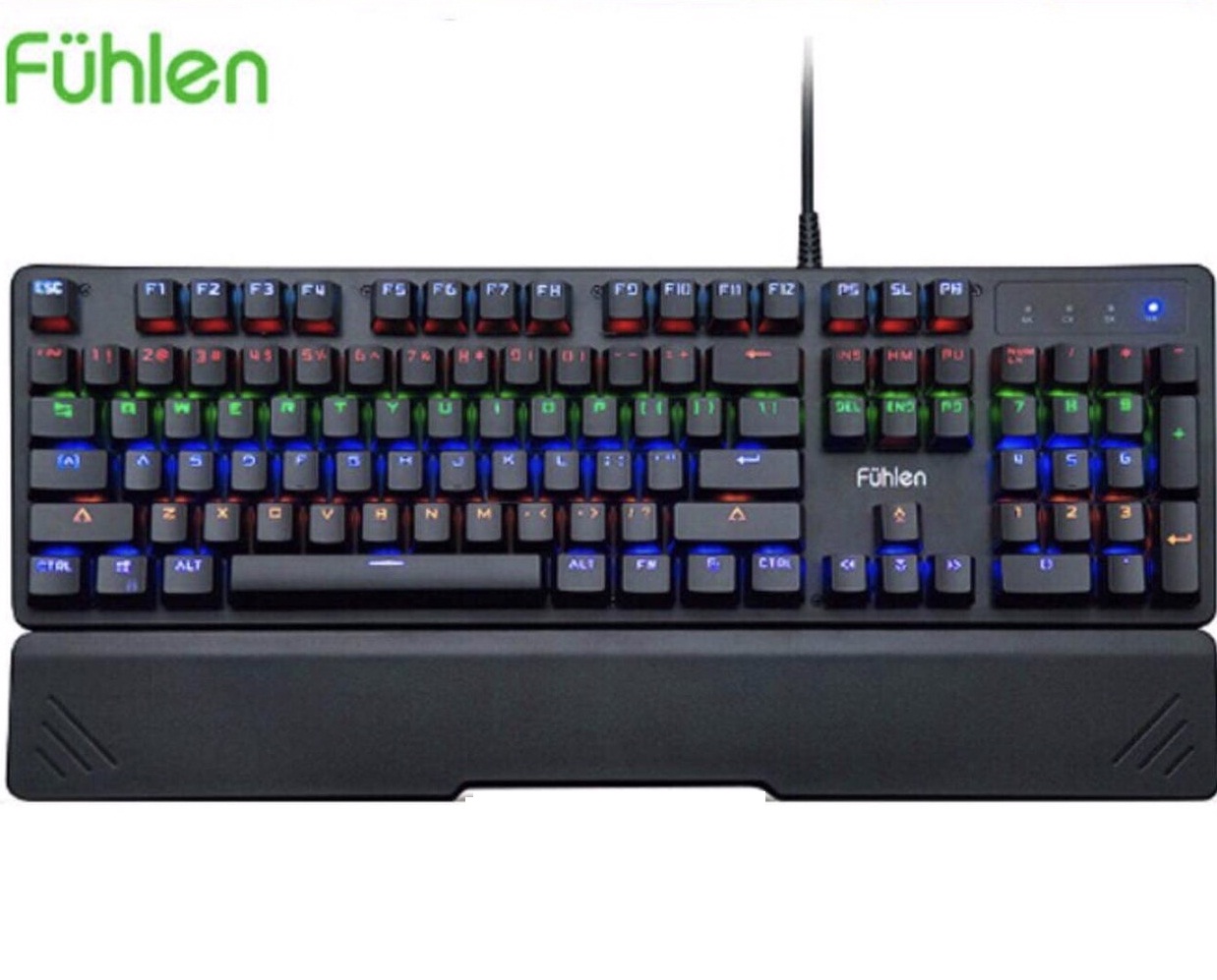 Bàn phím cơ chuyên game Fuhlen- có đế kèm theo