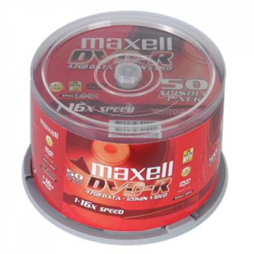 ĐĨA TRẮNG DVD MAXCELL ( 1 HỘP 50C )