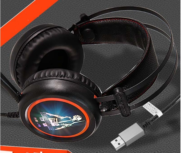 Tai nghe chụp tai gaming V6 Âm thanh 7.1 - USB