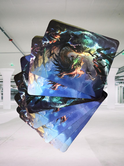 Lót chuột size 26x21cm dày 1.5 li-hình game-M08