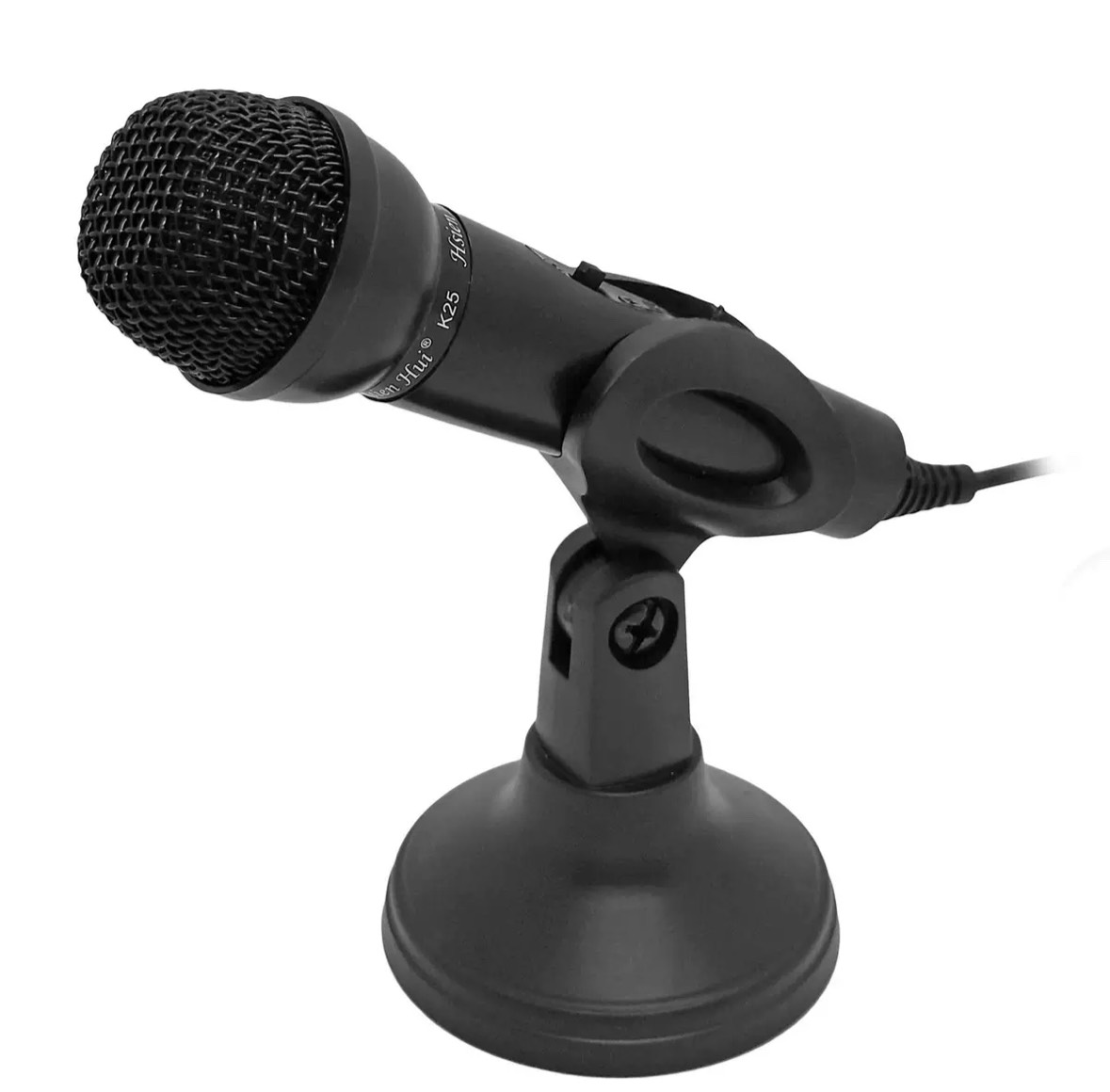 K25-Micro Hsien Hui cho Máy vi tính, Laptop, Điện thoại dùng Học Online trên Google Meet - Zoom - Thu âm - Micro Karaoke - Livestream